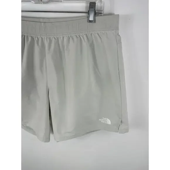 North Face Women's Wander Short Grey Size Large Athletic Shorts - Picture 9 of 10